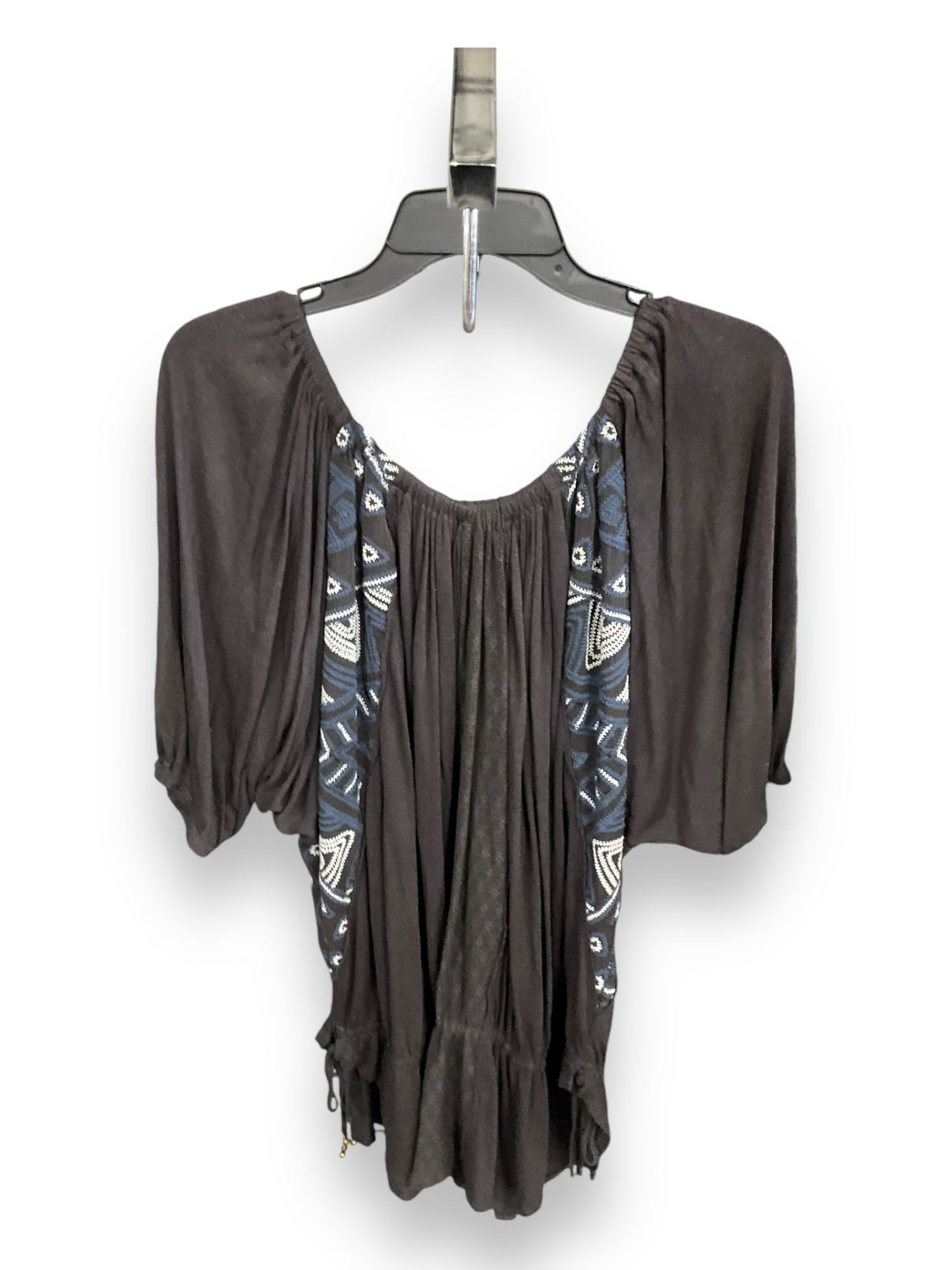 Top 3/4 Sleeve By Free People In Multi-colored, Size: S