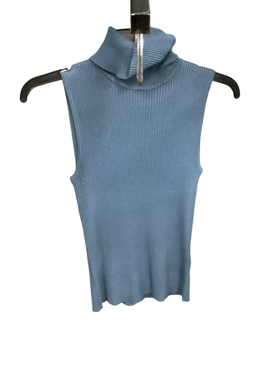 Top Sleeveless By Cable And Gauge In Blue, Size: S