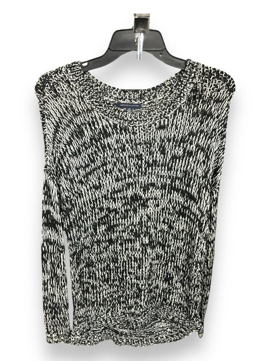 Sweater By American Eagle In Black & White, Size: L