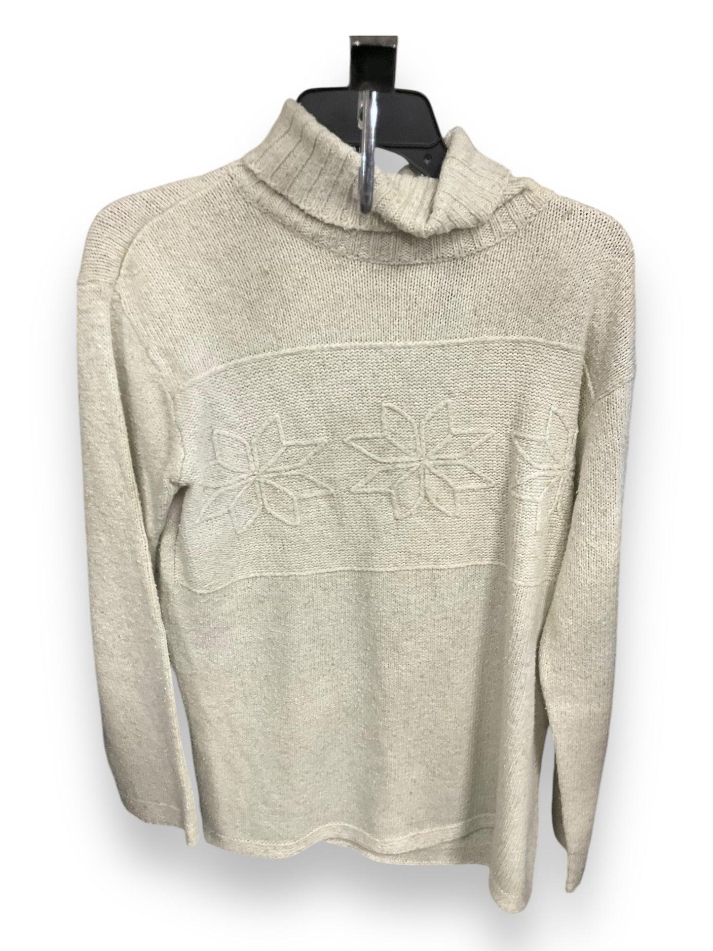 Sweater By Liz Claiborne In Cream, Size: S