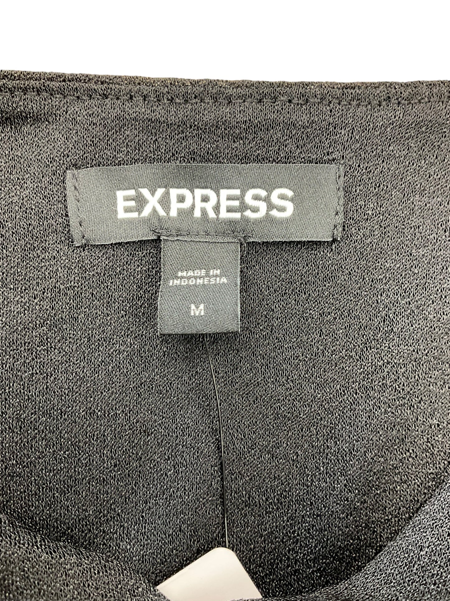 Black Top Short Sleeve Express, Size M