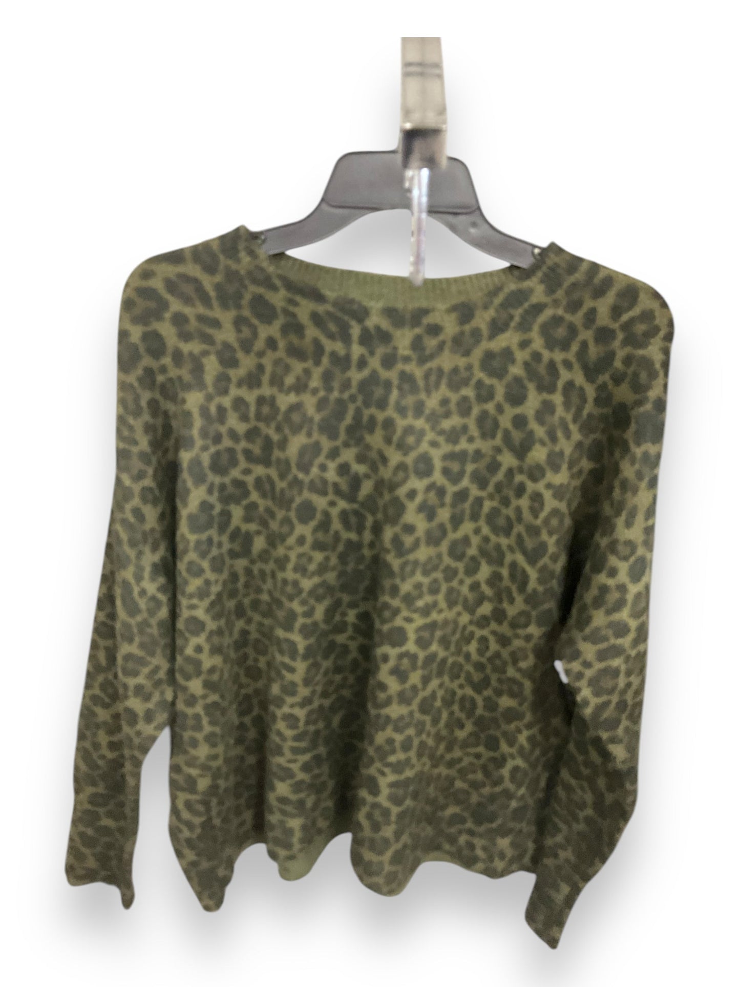 Sweater By Vince Camuto In Animal Print, Size: L