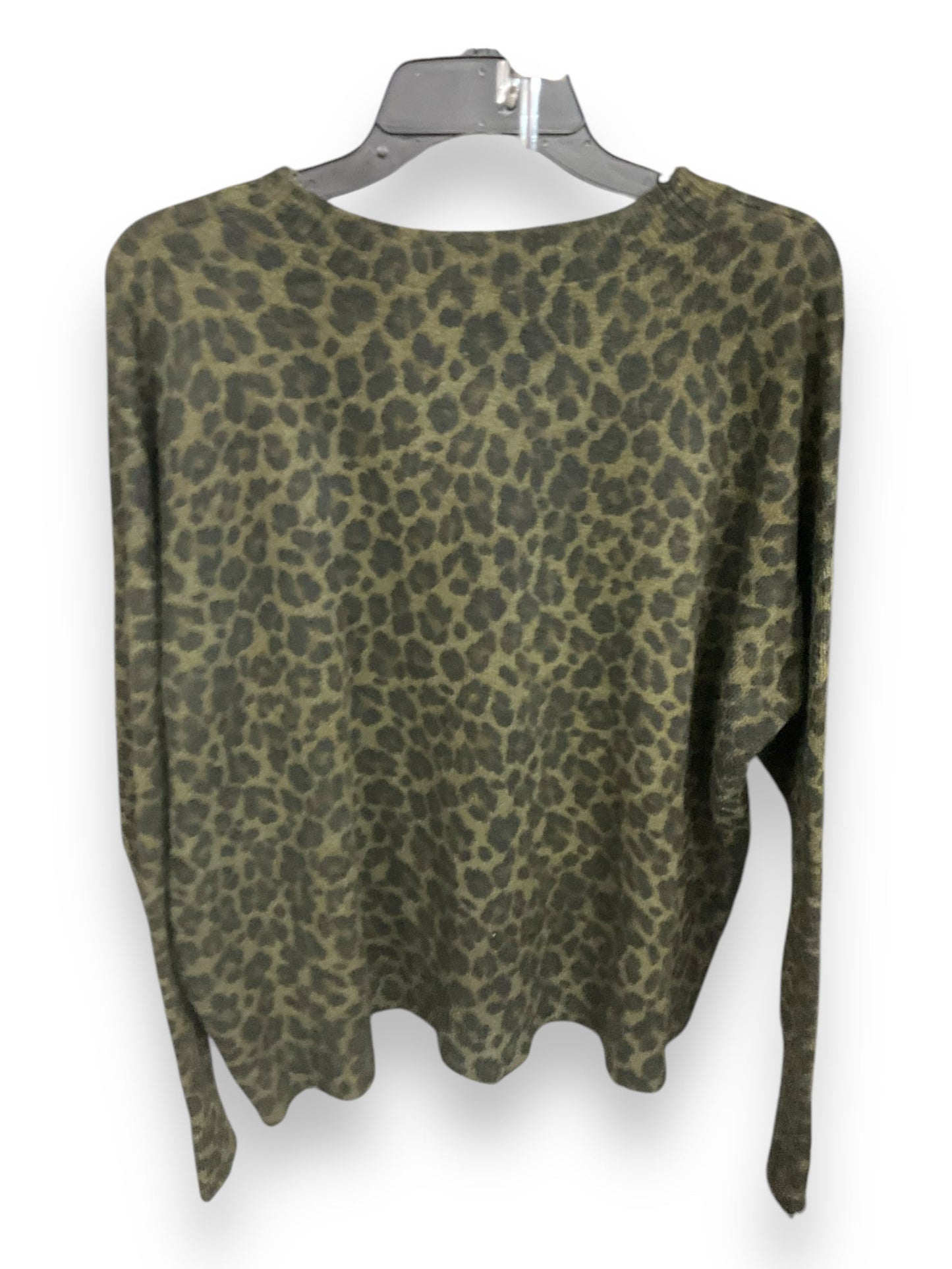 Sweater By Vince Camuto In Animal Print, Size: L