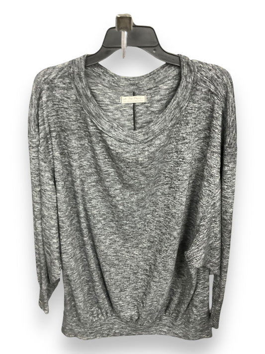 Top Long Sleeve By We The Free In Black & Grey, Size: S