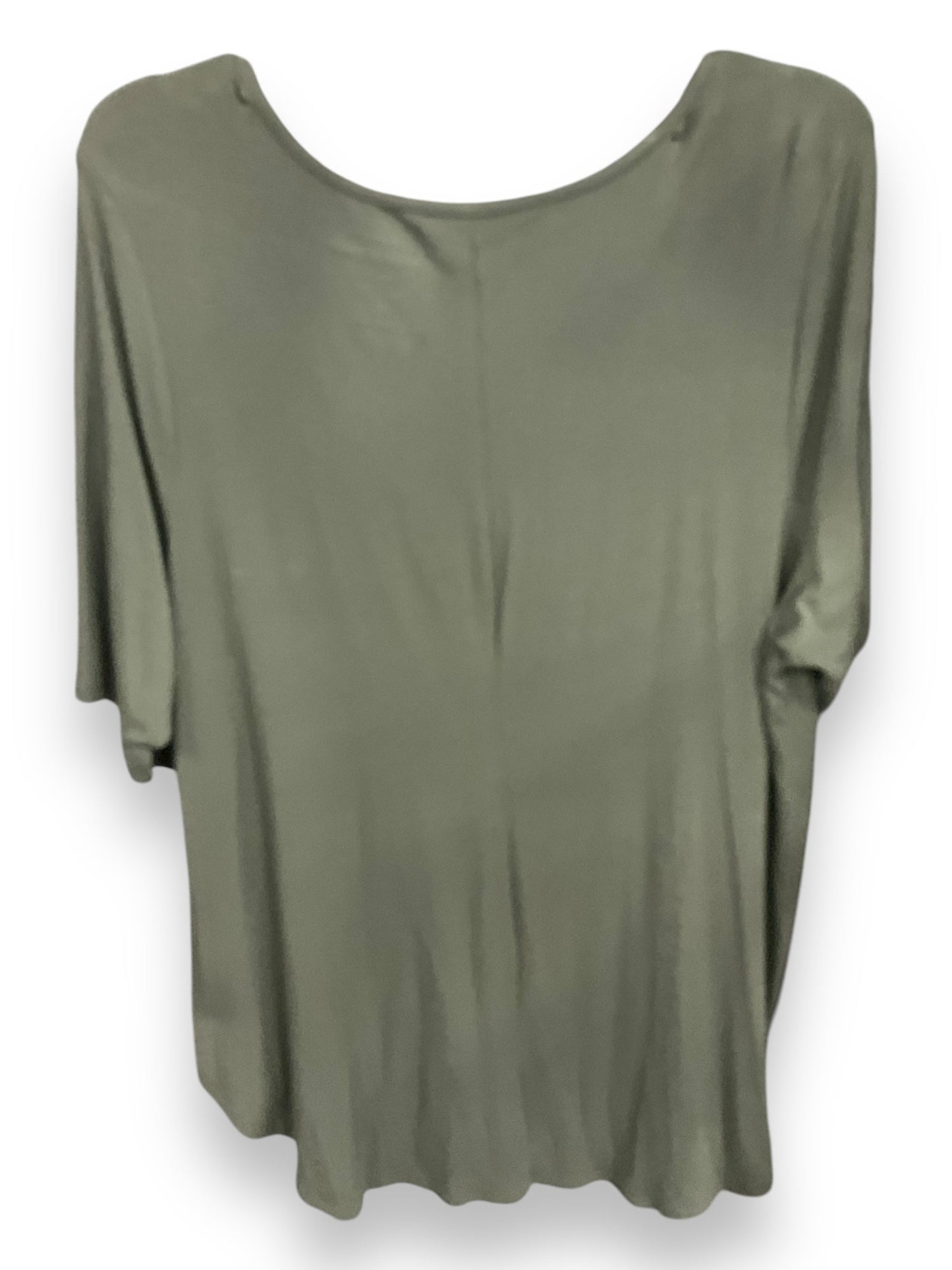 Top Short Sleeve By Torrid In Green, Size: 3x