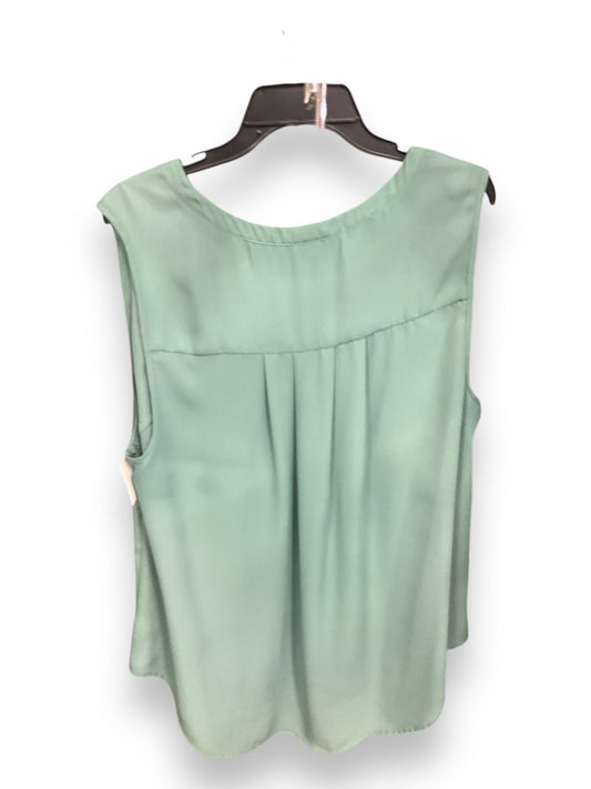 Top Sleeveless By Torrid In Green, Size: 2x