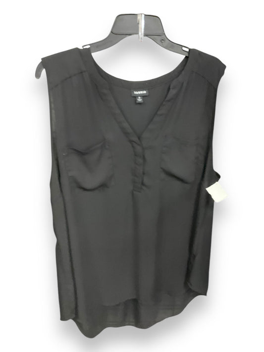 Top Sleeveless By Torrid In Black, Size: 2x