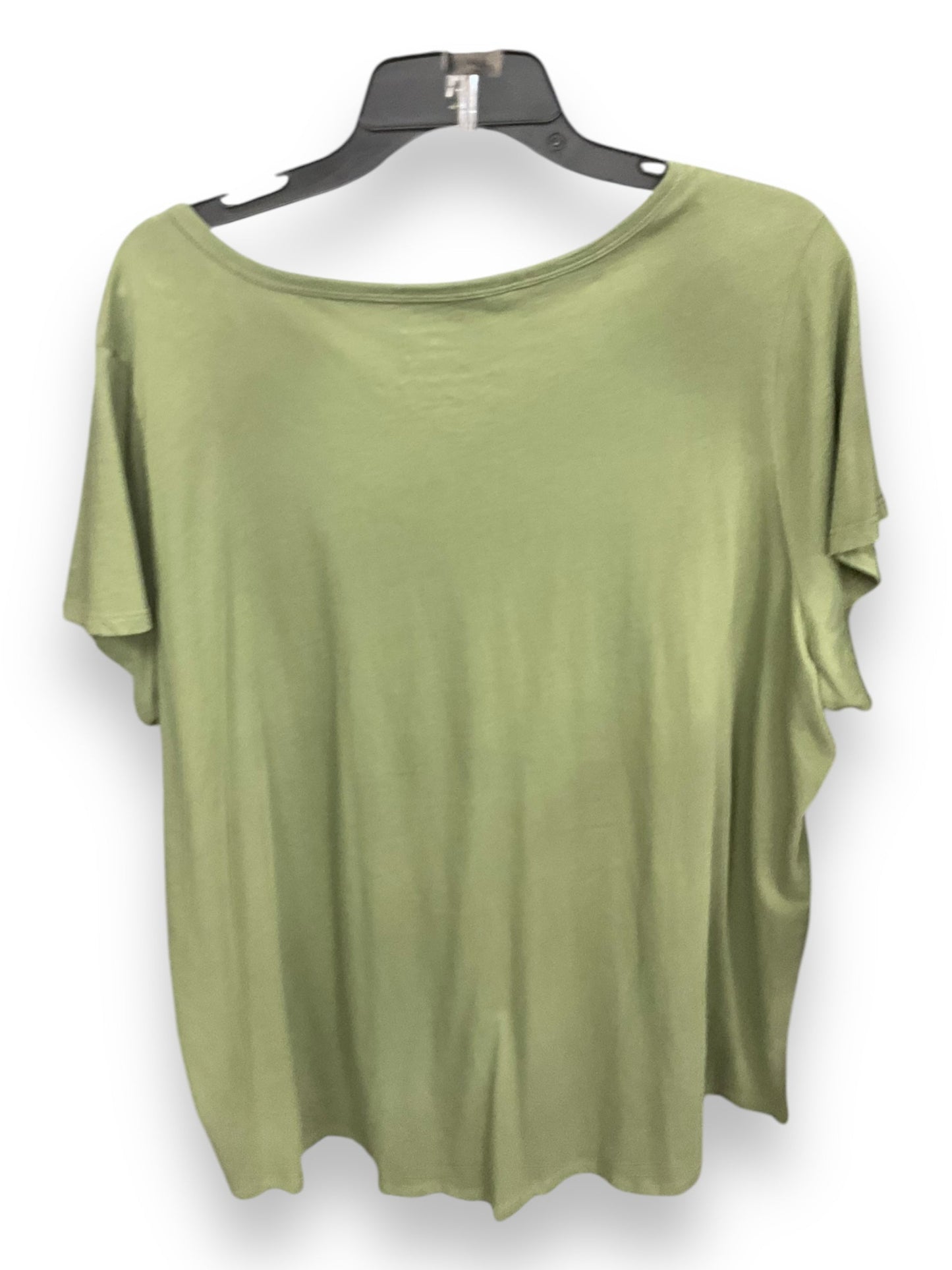 Top Short Sleeve By Torrid In Green, Size: 3x