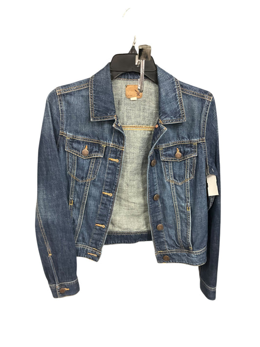 Jacket Denim By Hollister In Blue Denim, Size: S