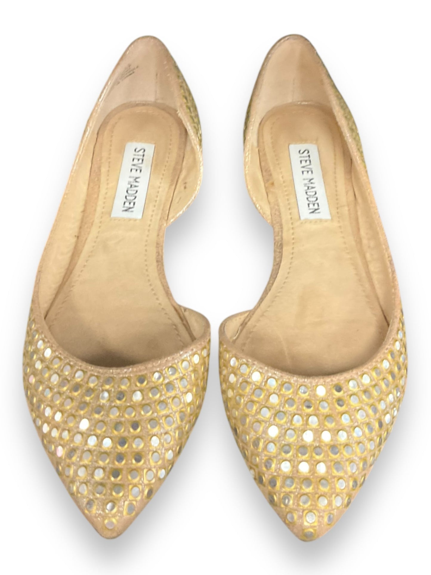 Shoes Flats By Steve Madden In Gold & Silver, Size: 5.5