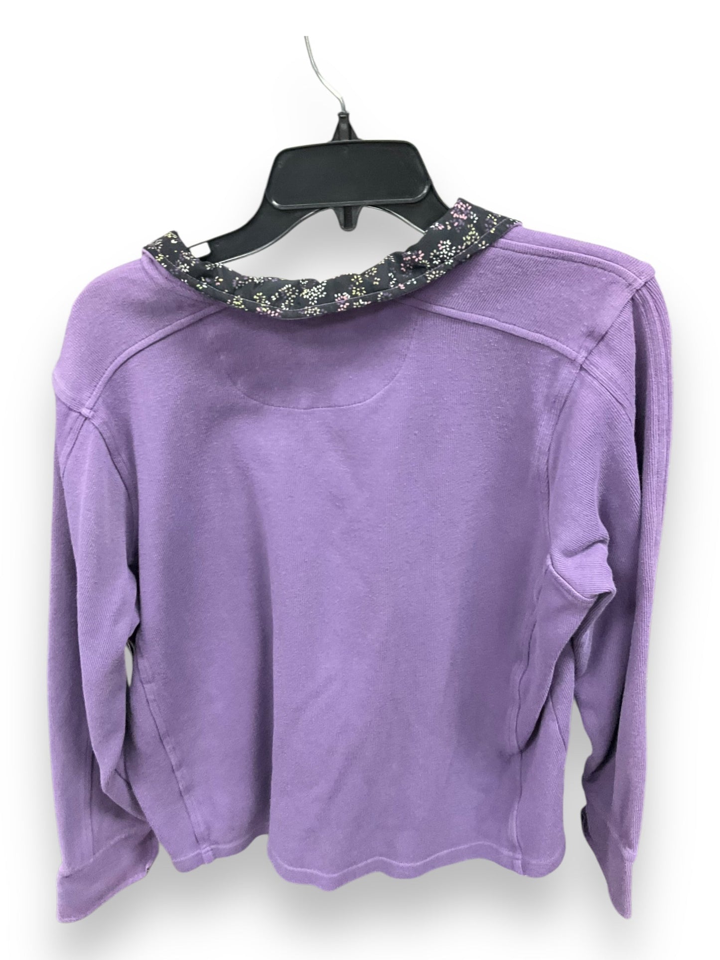 Top Long Sleeve By Orvis In Purple, Size: Xl