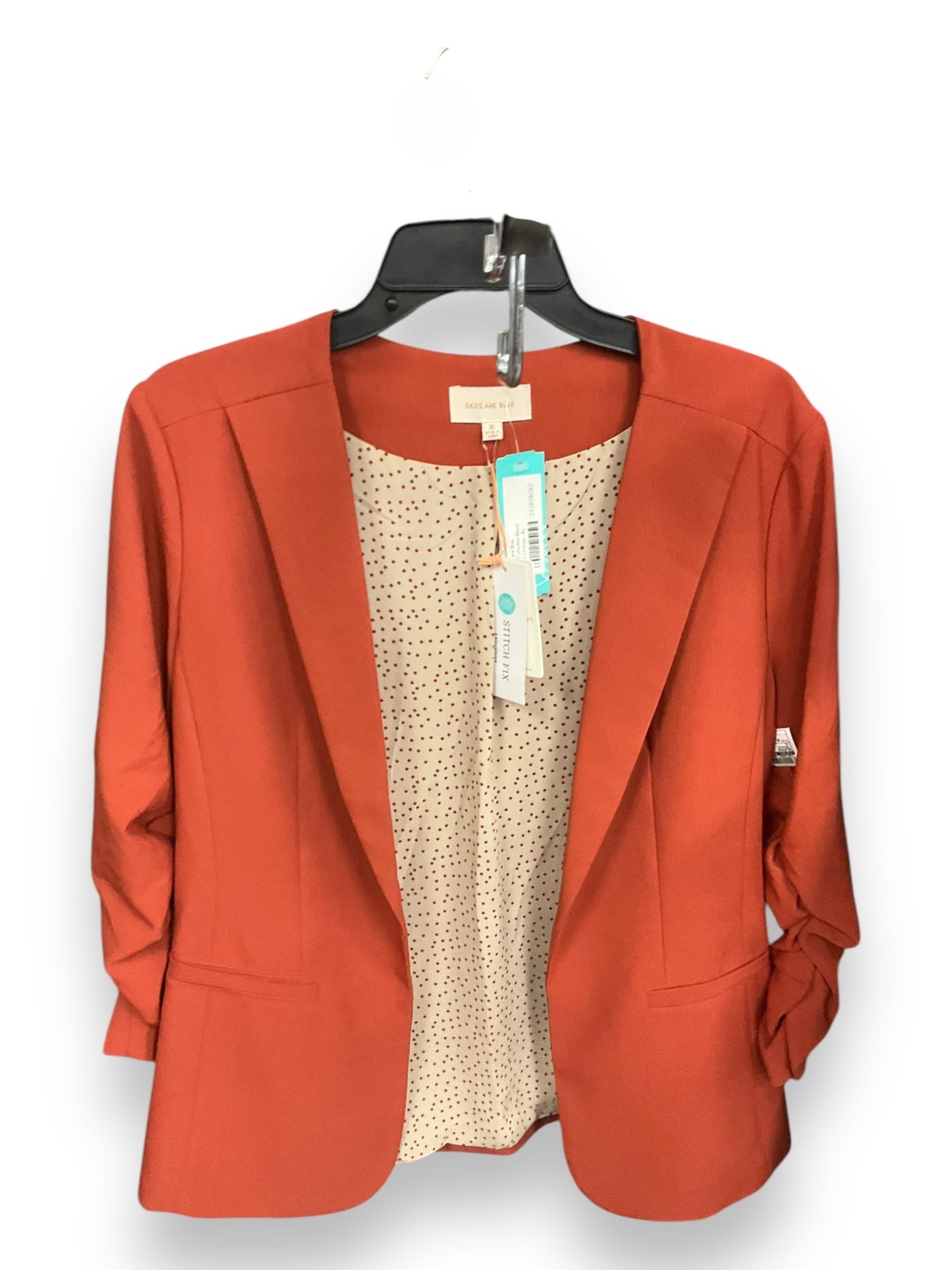 Blazer By Skies Are Blue In Orange, Size: Xl