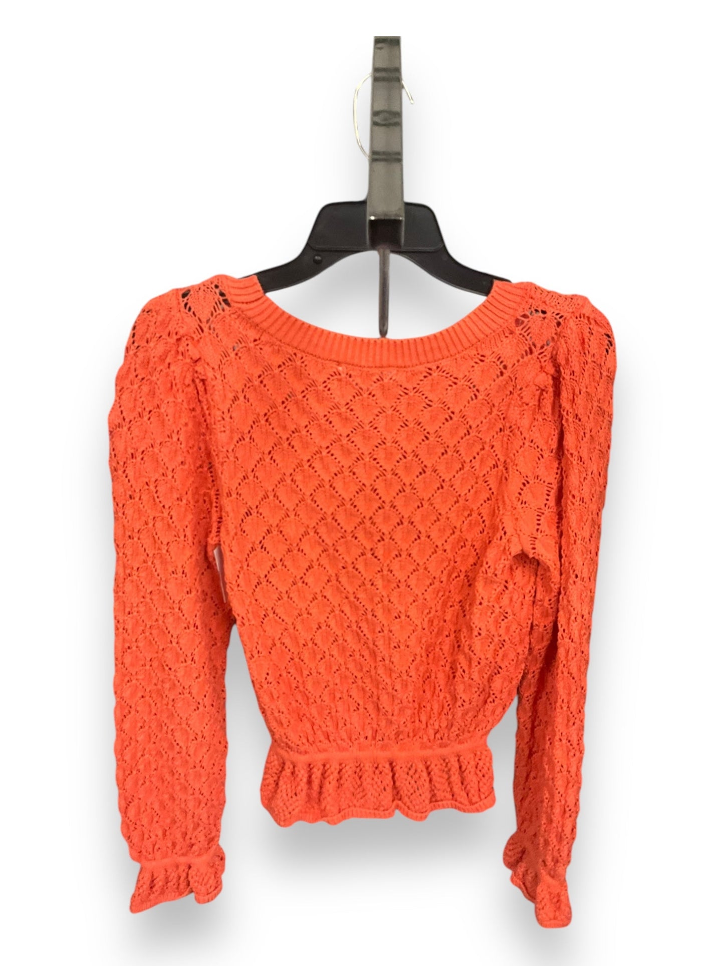 Sweater By Anthropologie In Orange, Size: M