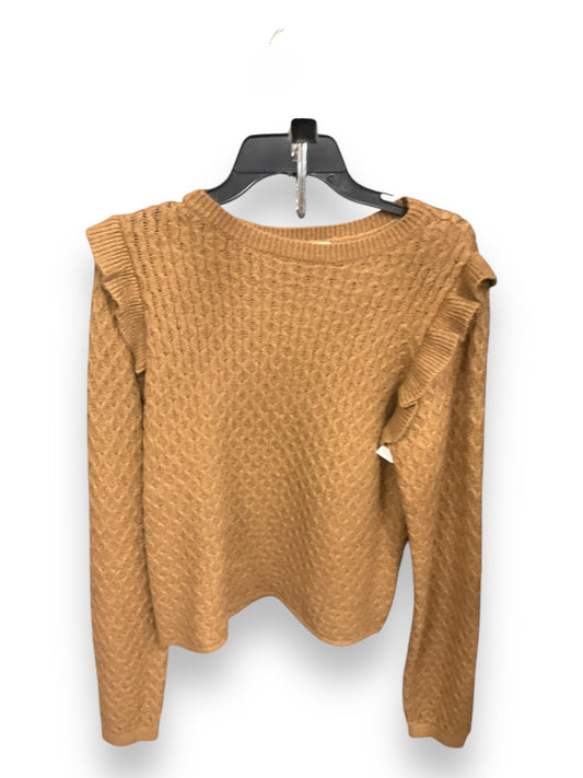 Sweater By Clothes Mentor In Brown, Size: S