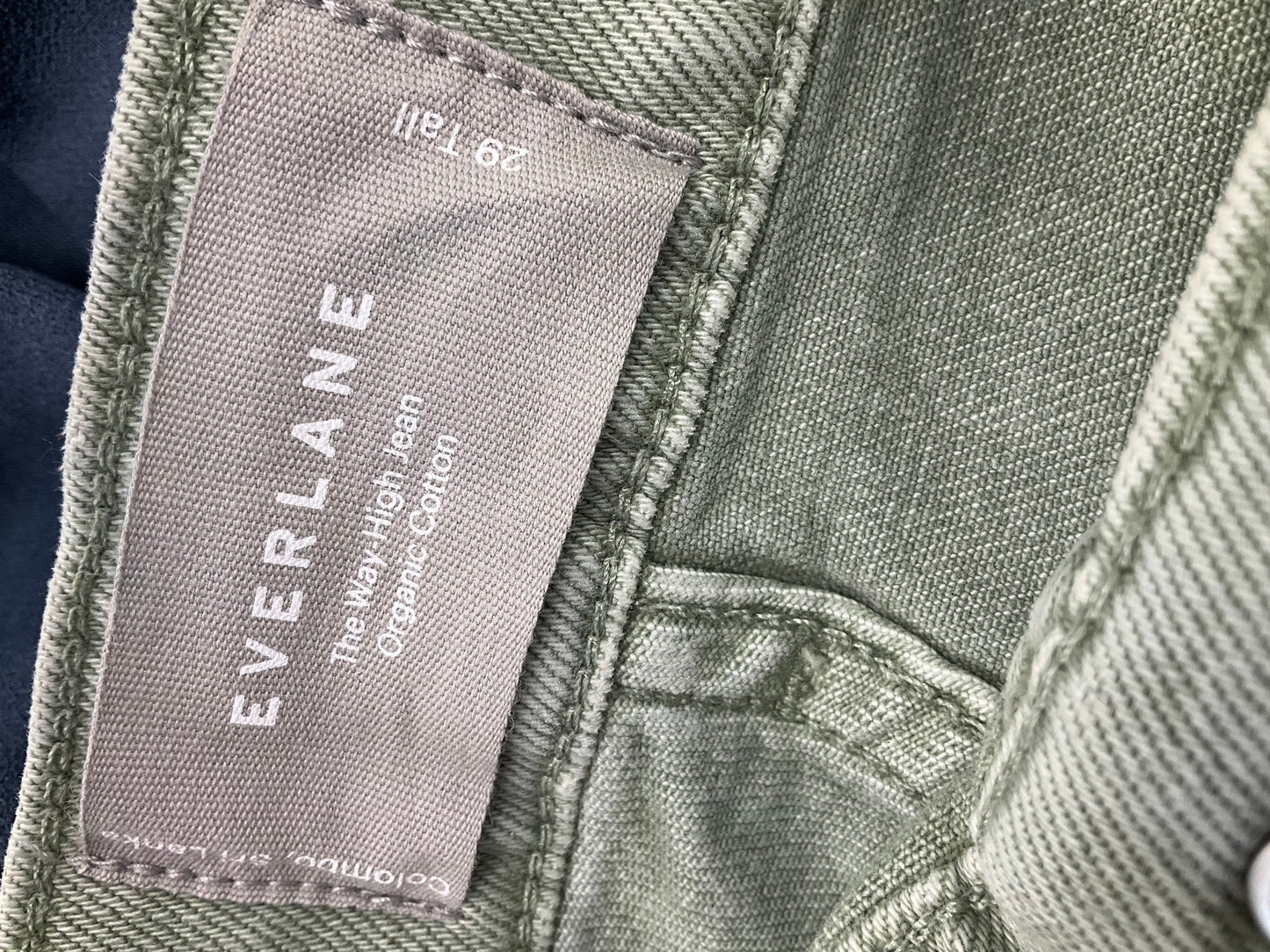 Green Jeans Straight Everlane, Size 6