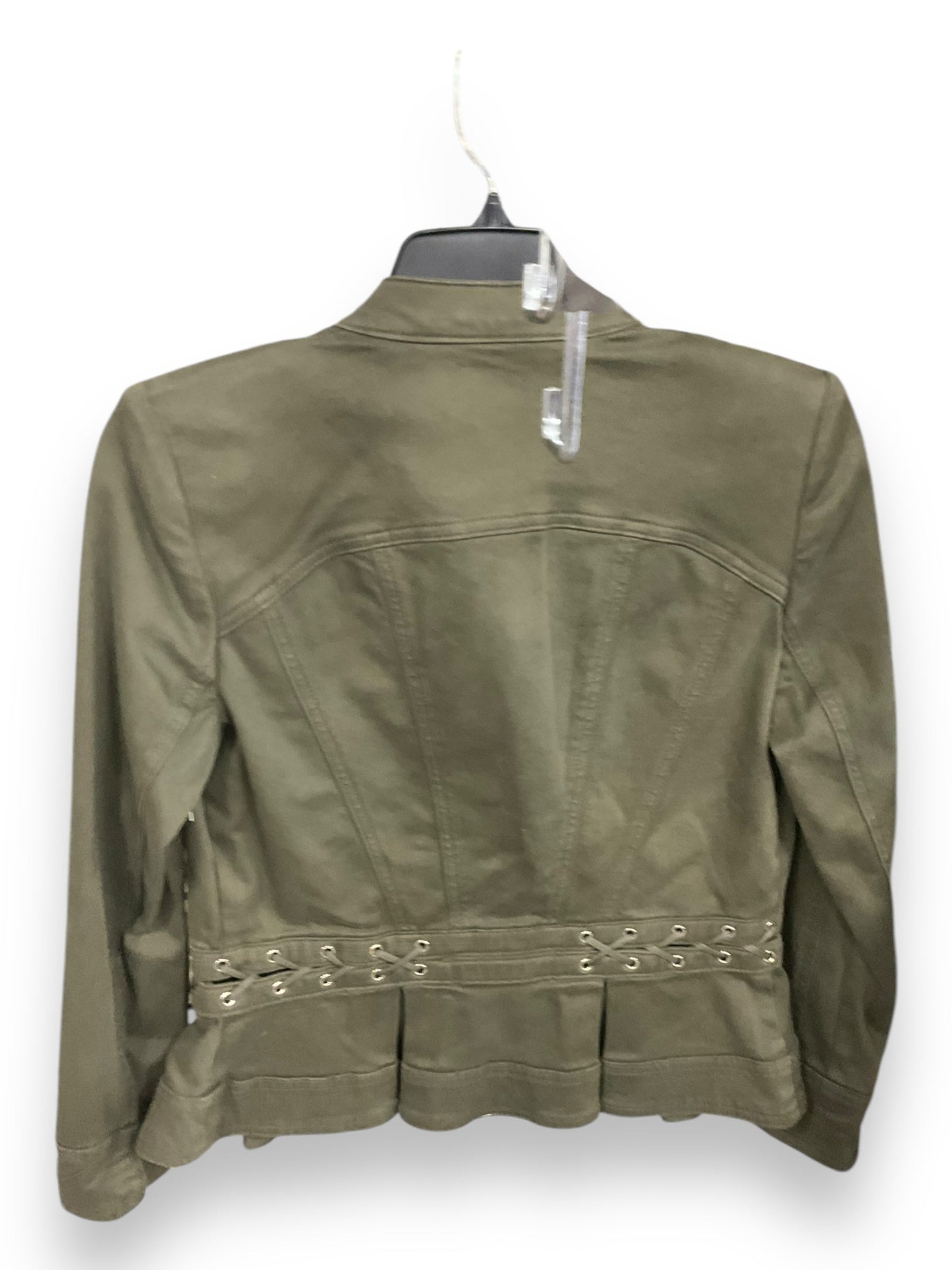 Jacket Utility By White House Black Market In Green, Size: Xs