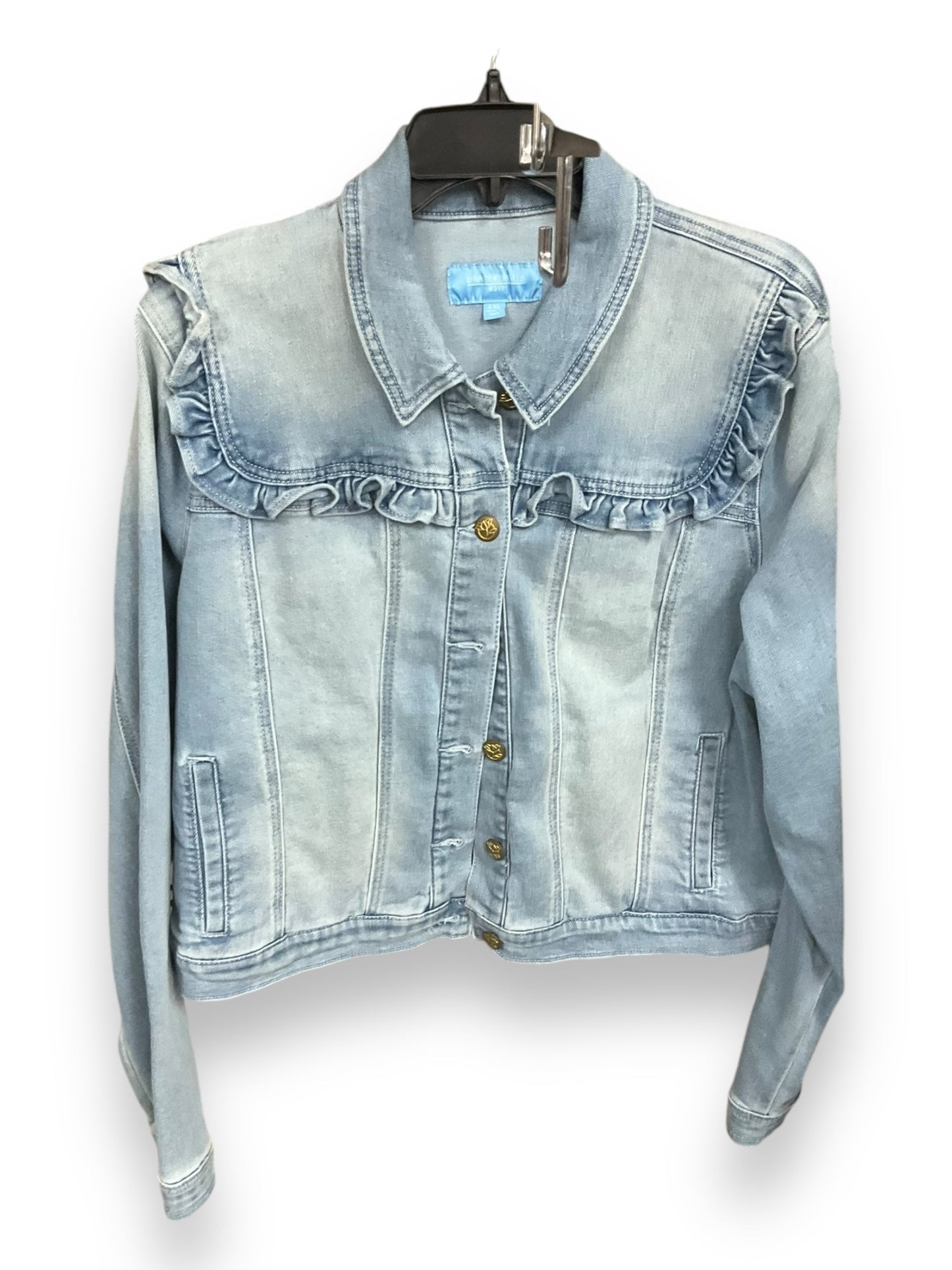 Jacket Denim By Draper James In Blue Denim, Size: Xxl