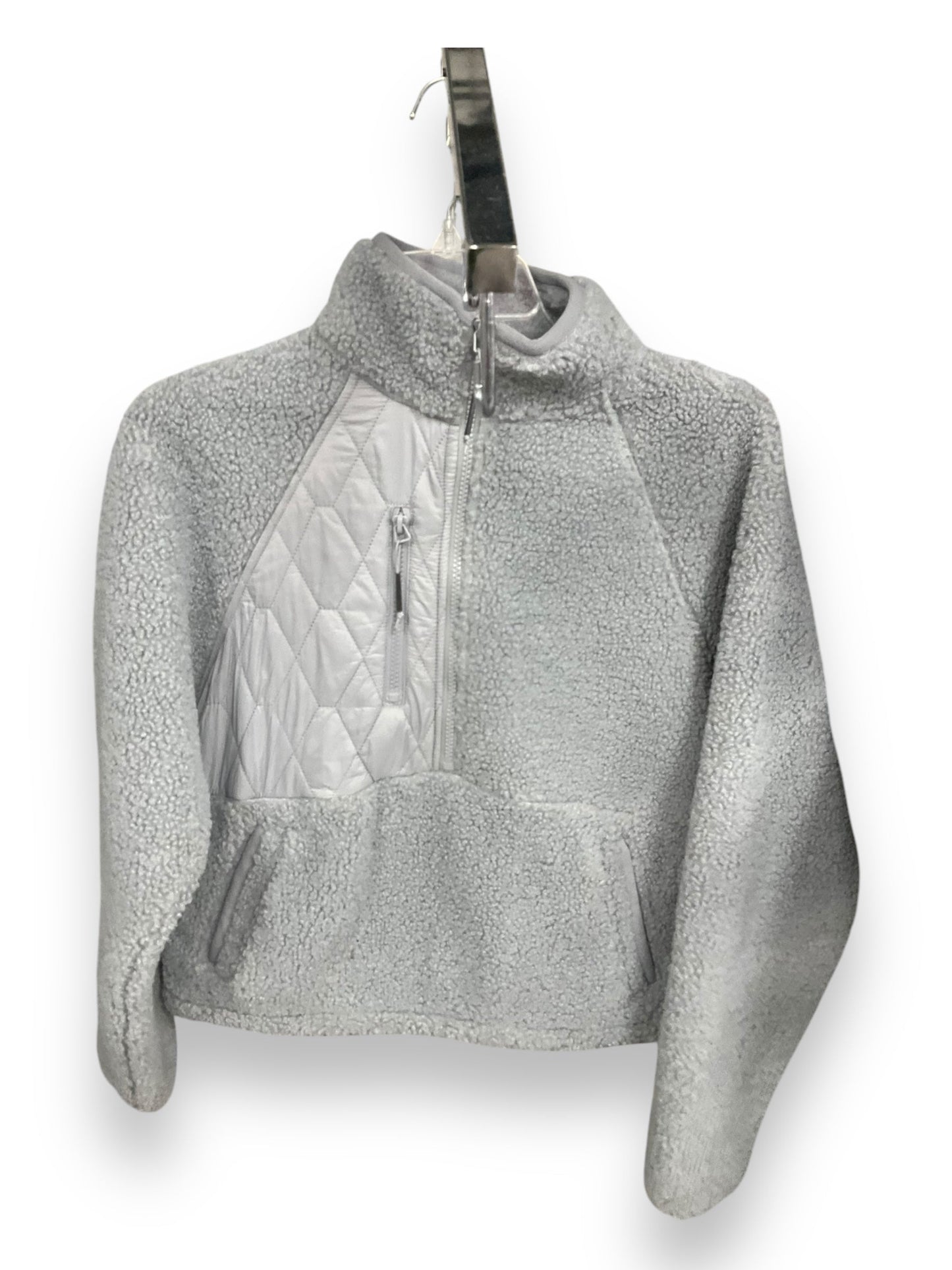 Jacket Fleece By Joy Lab In Grey, Size: Xs