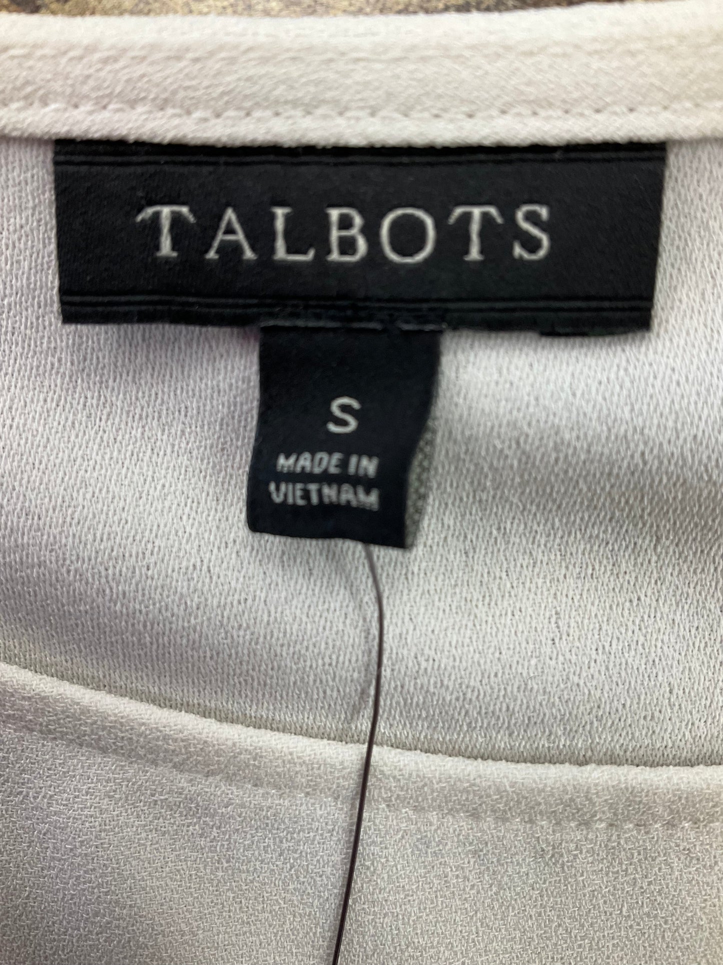 Cream Top Long Sleeve Talbots, Size S
