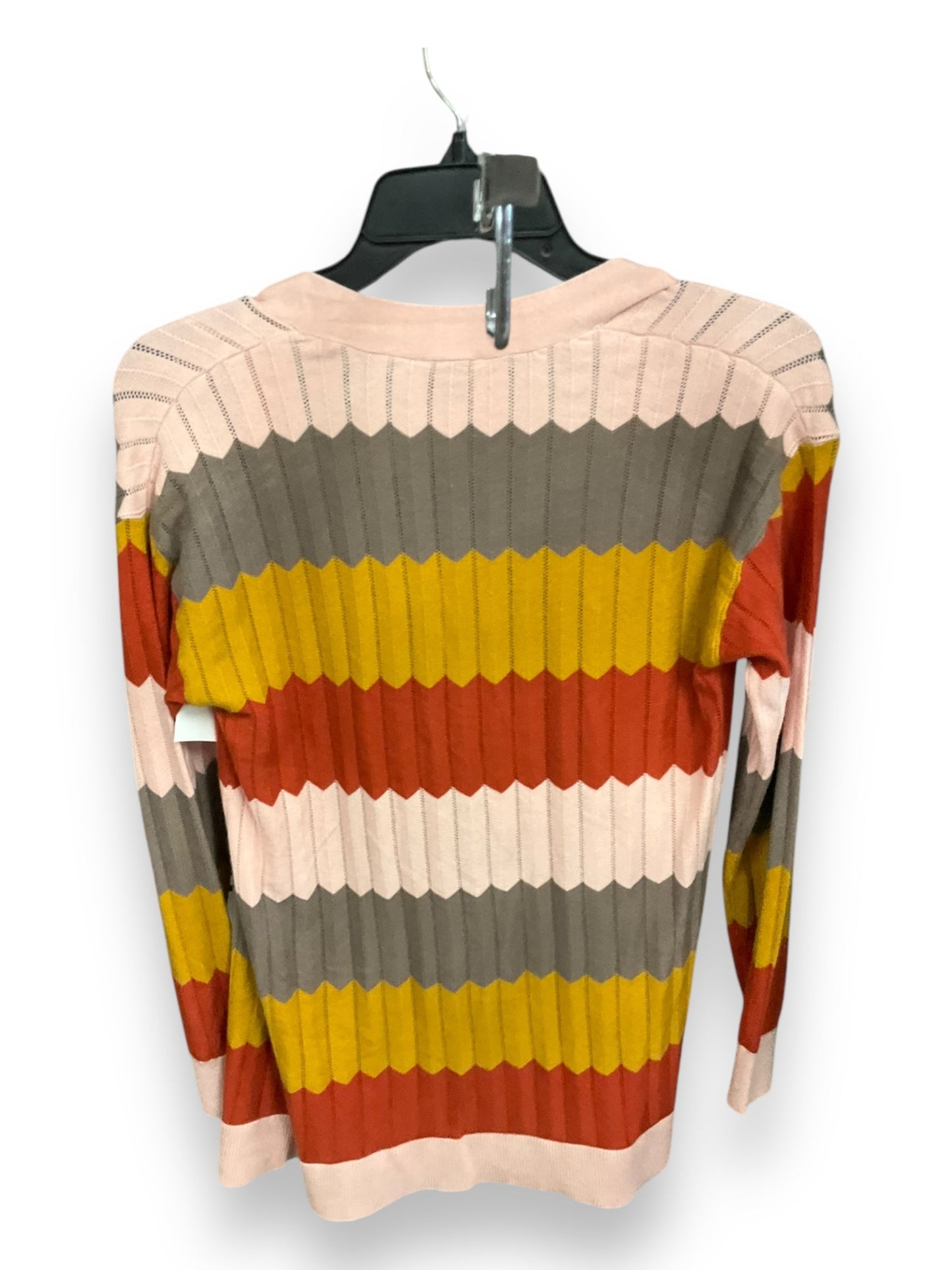 Sweater Cardigan By Clothes Mentor In Multi-colored, Size: S