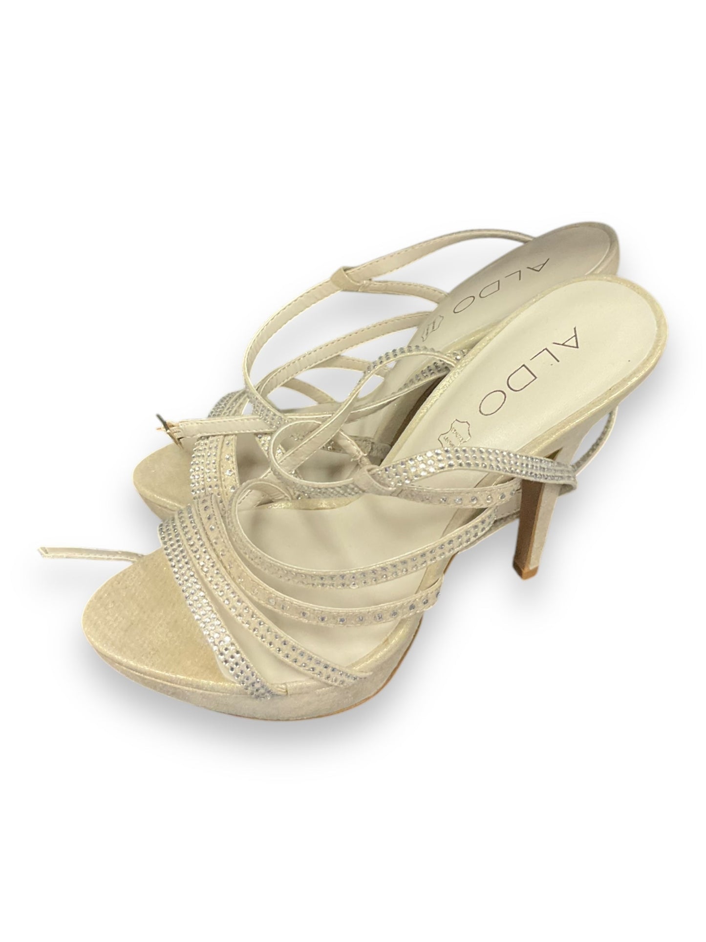 Shoes Heels Stiletto By Aldo In Cream, Size: 7.5