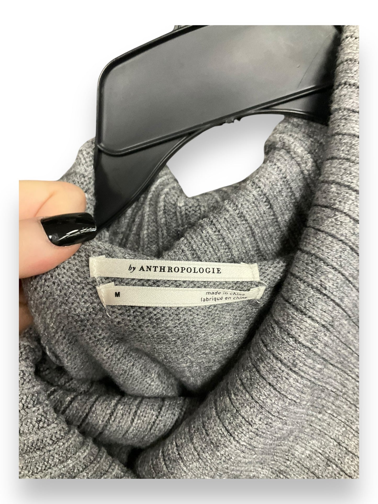 Sweater By Anthropologie In Grey, Size: M