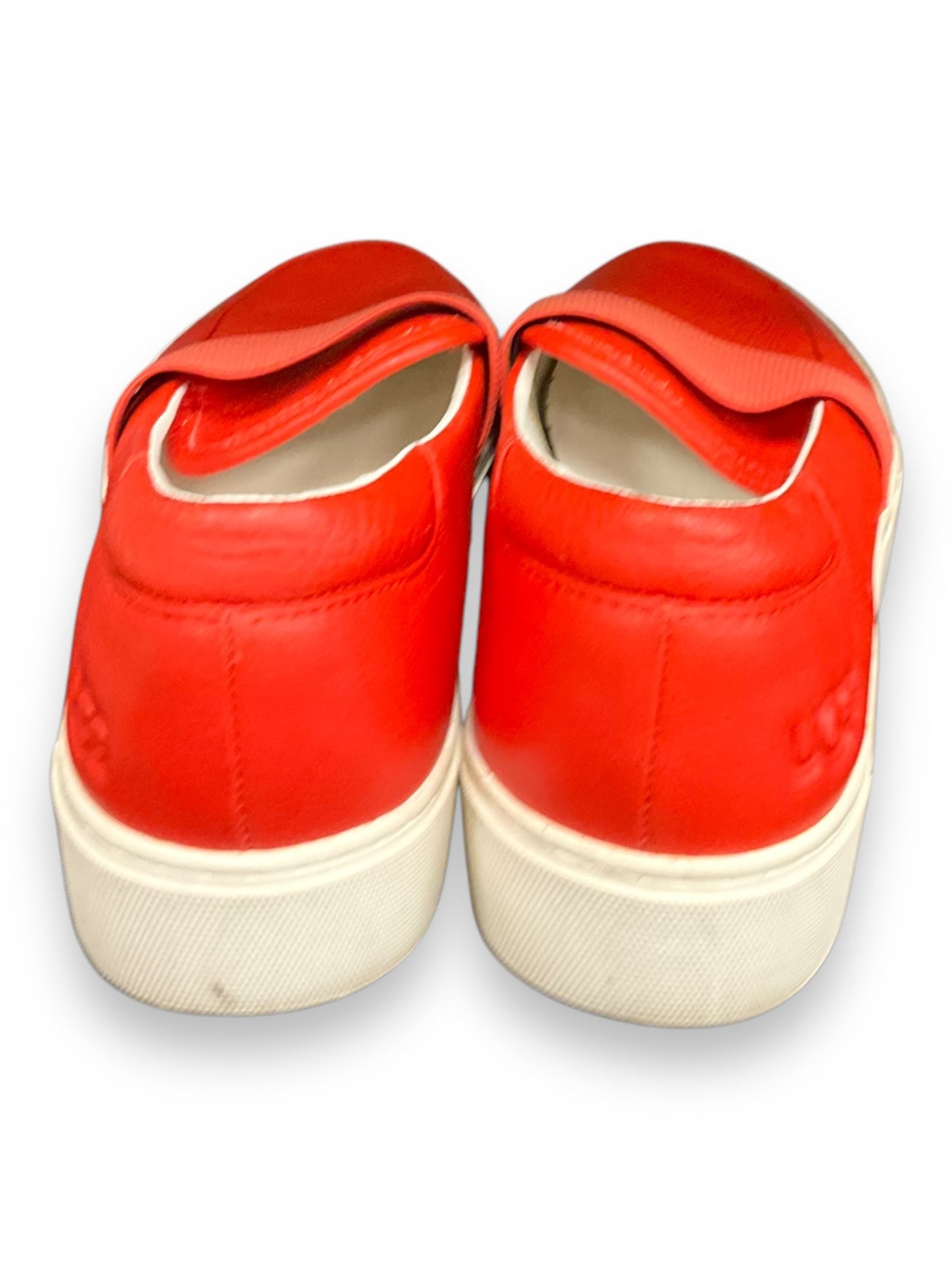 Shoes Designer By Ugg In Red & White, Size: 9.5