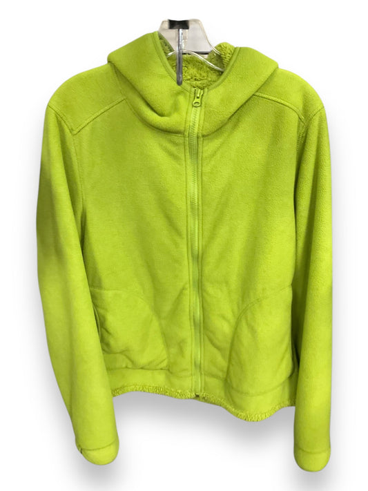 Jacket Fleece By Faded Glory In Green, Size: L