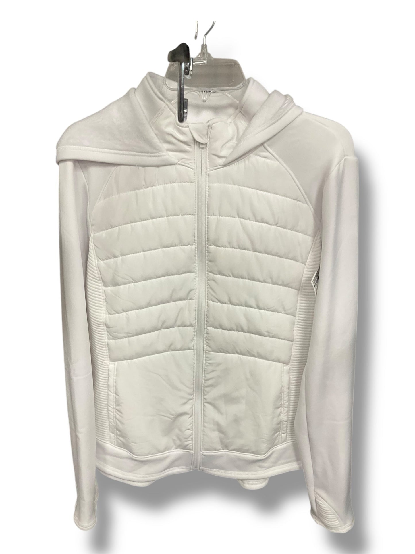 Athletic Jacket By Tek Gear In White, Size: Xl