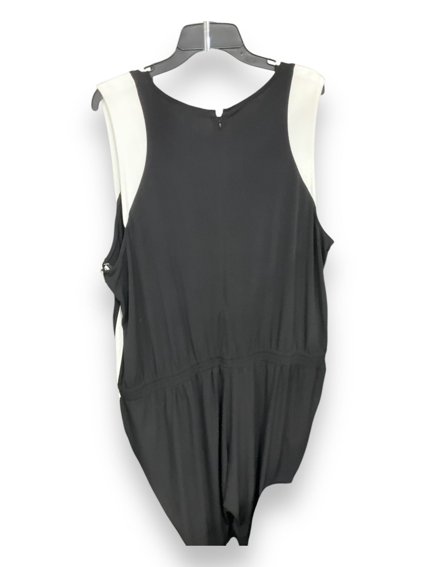 Jumpsuit By Limited In Black & White, Size: 2x