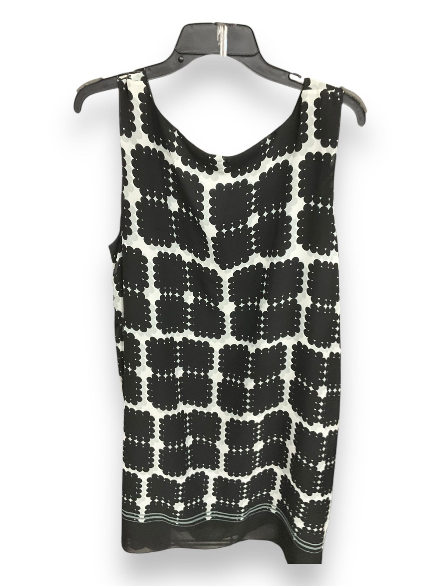 Tunic Sleeveless By Max Studio In Black & White, Size: 2x