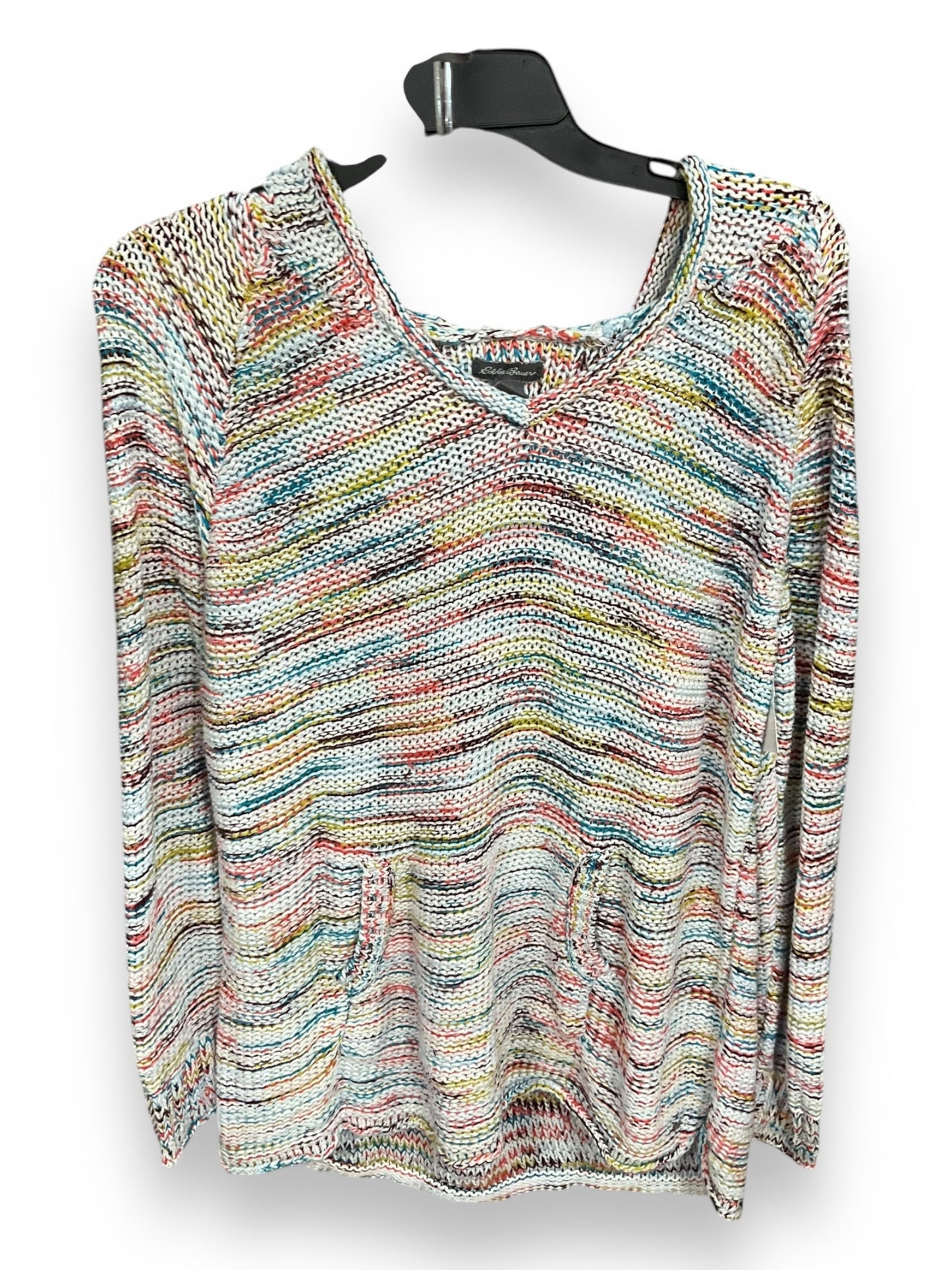 Sweater By Eddie Bauer In Multi-colored, Size: Xl