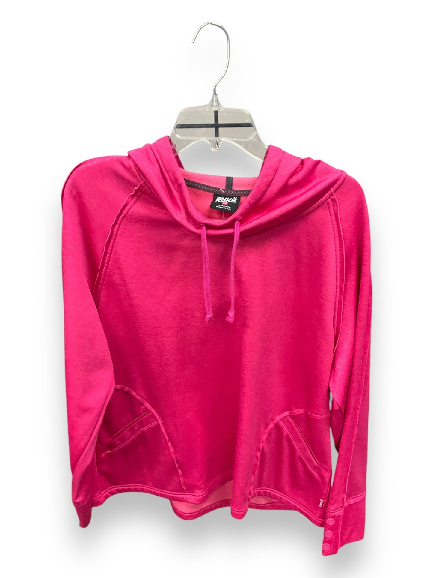 Athletic Sweatshirt Hoodie By Ryka In Pink, Size: 3x