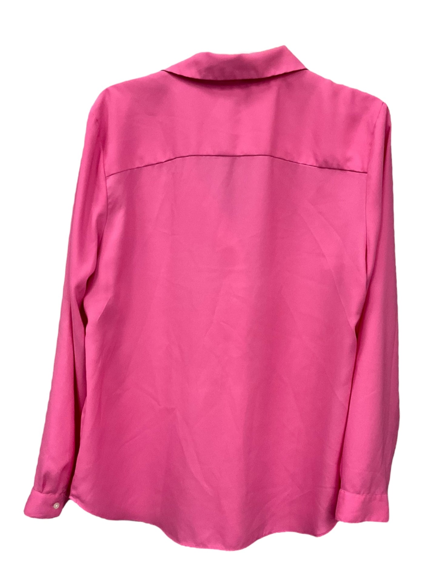 Pink Top Long Sleeve Basic Ann Taylor, Size Xl