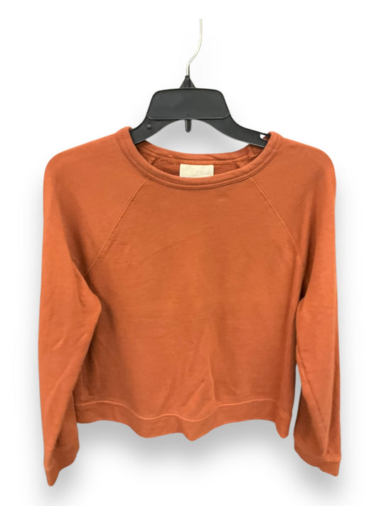 Sweatshirt Crewneck By Universal Thread In Orange, Size: M