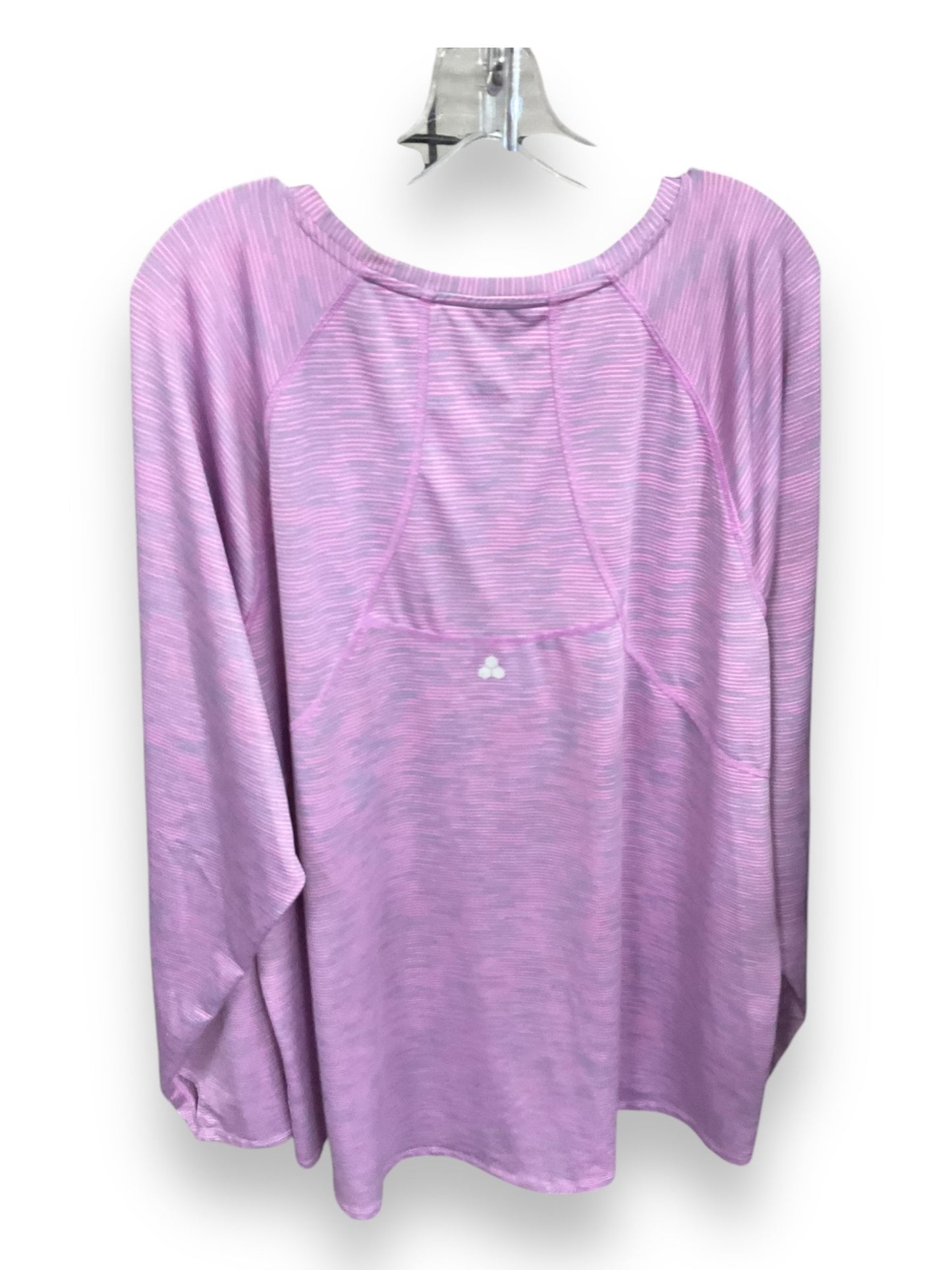 Top Long Sleeve By Tek Gear In Purple, Size: 3x