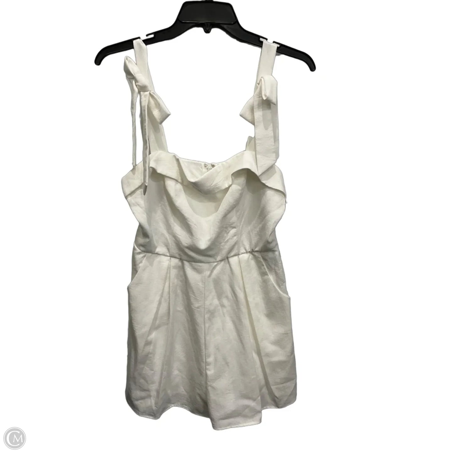 Romper By Trixxi In White, Size: L