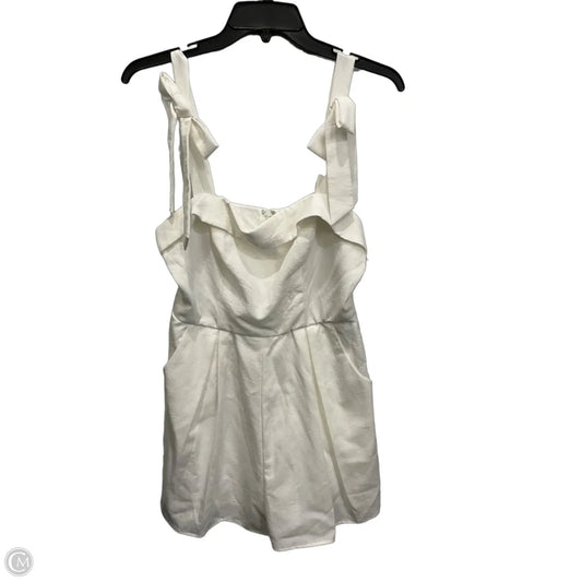 Romper By Trixxi In White, Size: L