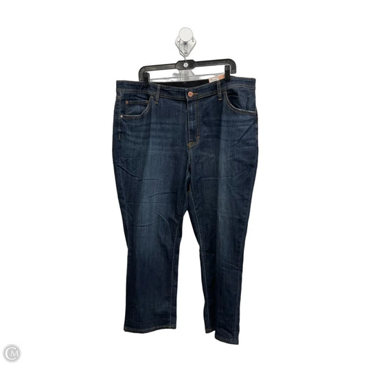 Capris By Evri In Blue Denim, Size: 20