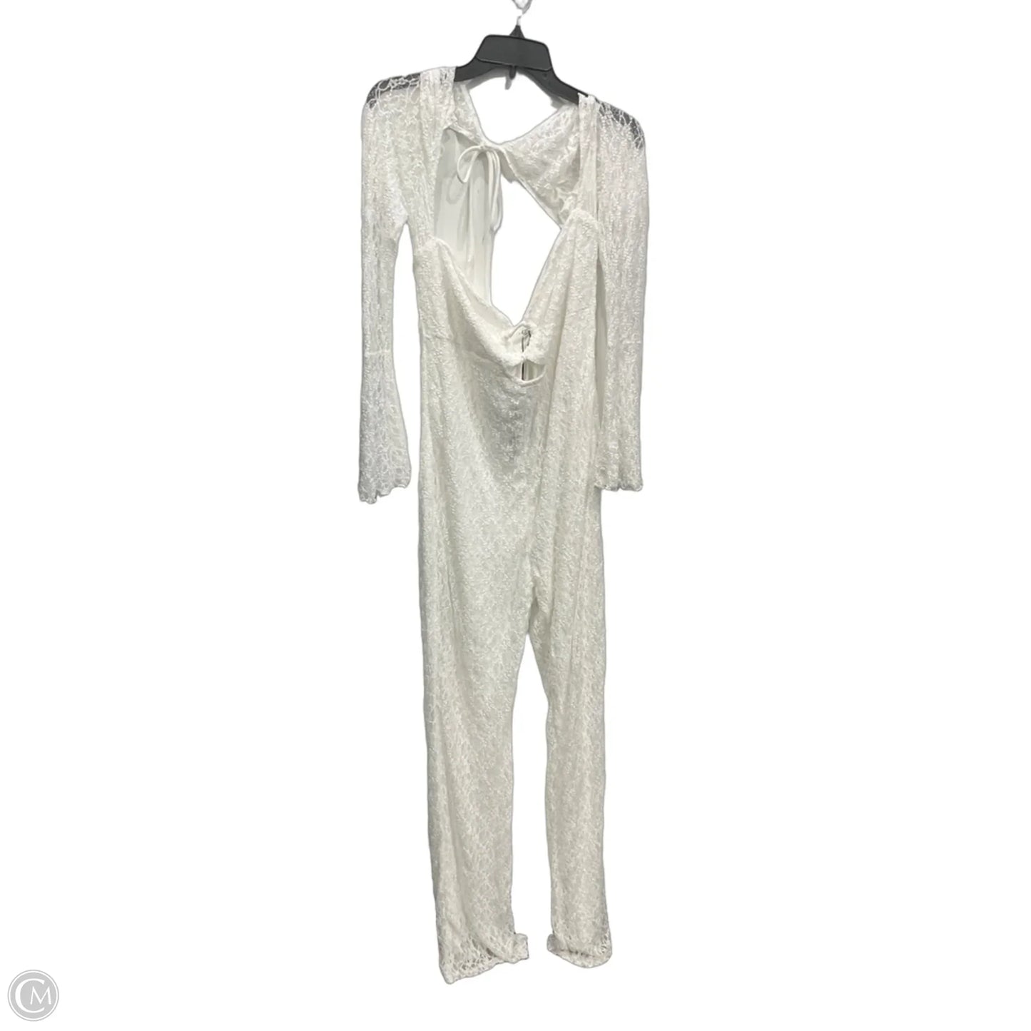 Jumpsuit By Fashion Nova In White, Size: 2x