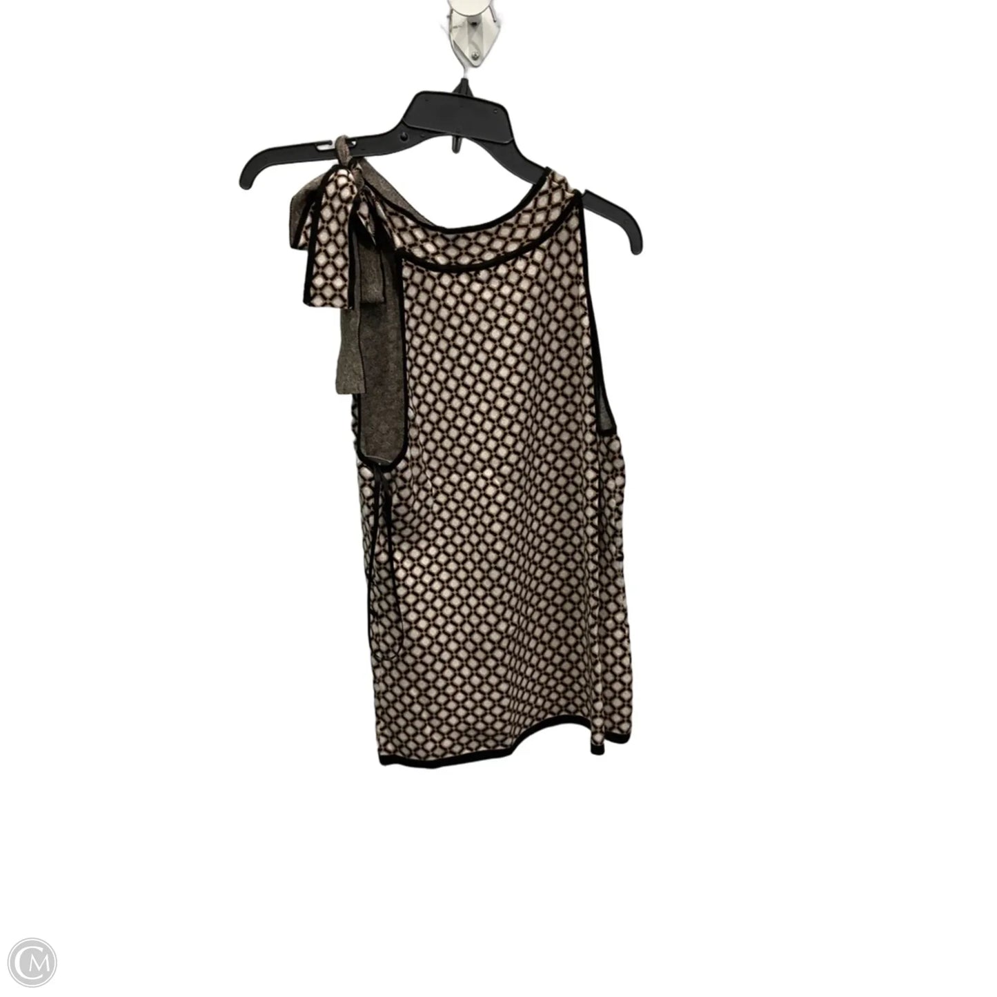 Top Sleeveless By New York And Co In Brown & Tan, Size: Xl