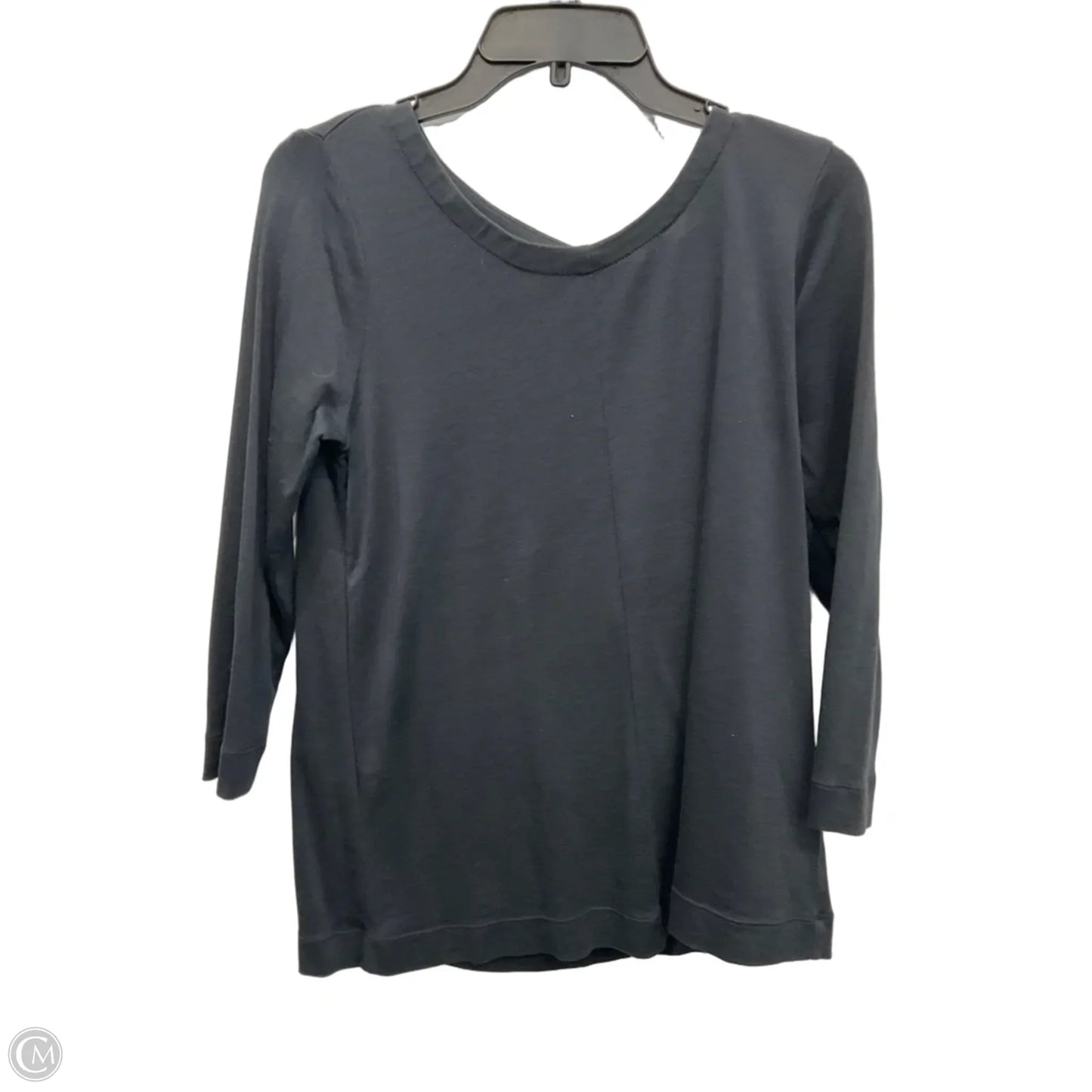 Top 3/4 Sleeve By J. Jill In Black, Size: S