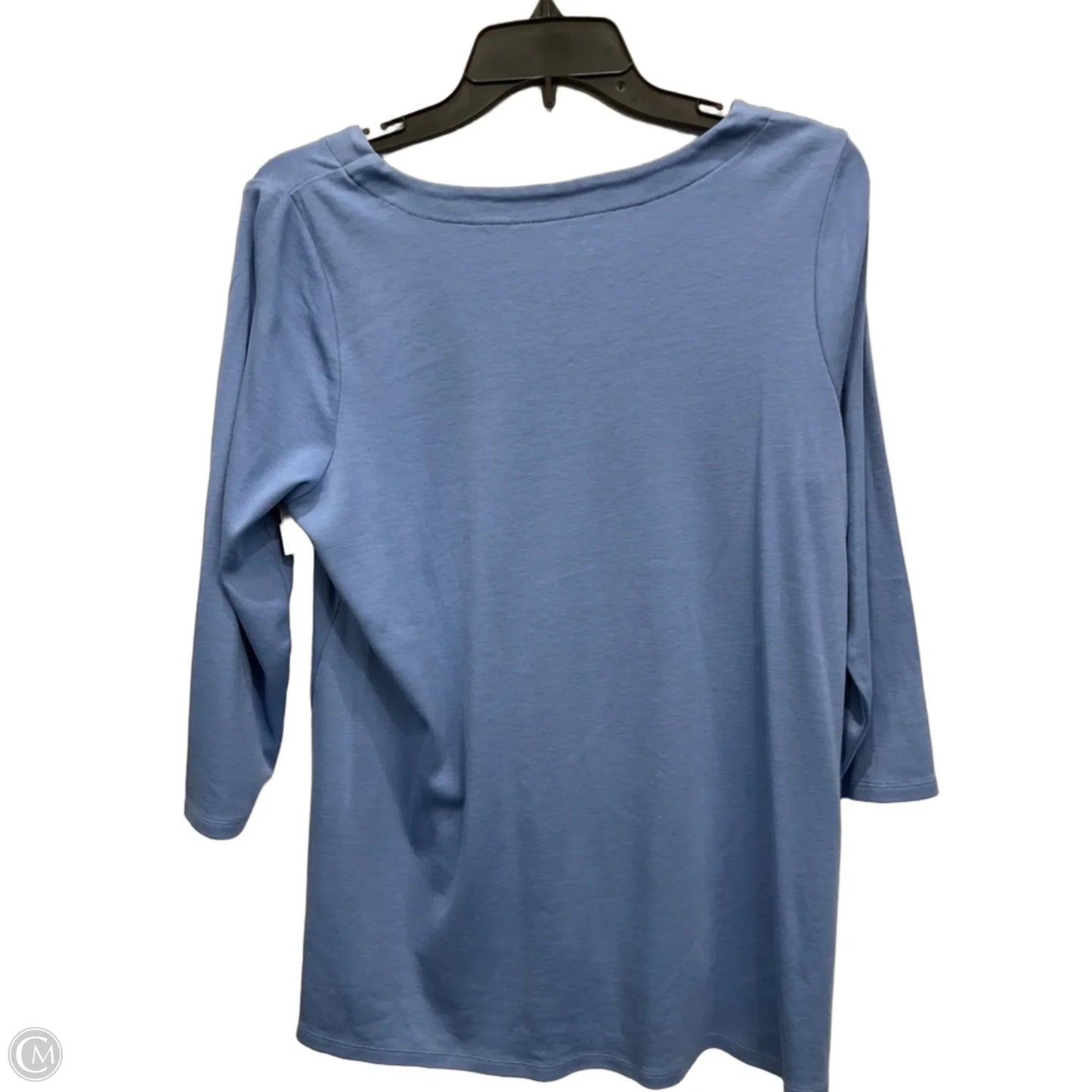 Top 3/4 Sleeve By J. Jill In Blue, Size: M