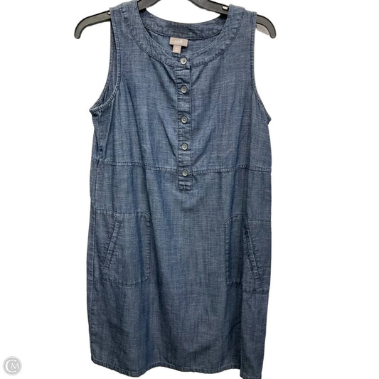 Dress Casual Midi By J. Jill In Blue, Size: S