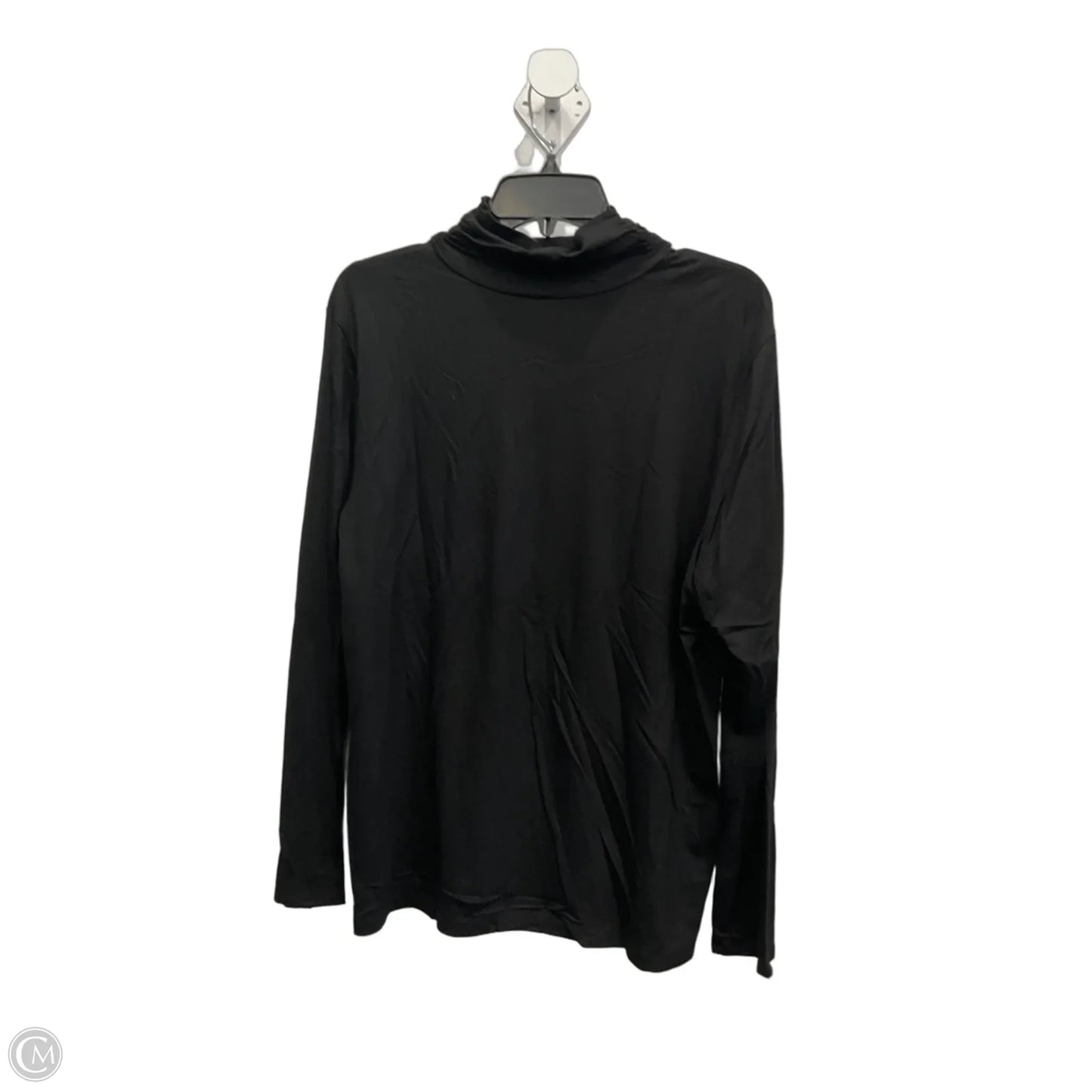 Top Long Sleeve By Chicos In Black, Size: 3x