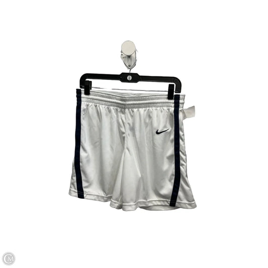 Athletic Shorts By Nike Apparel In White, Size: M