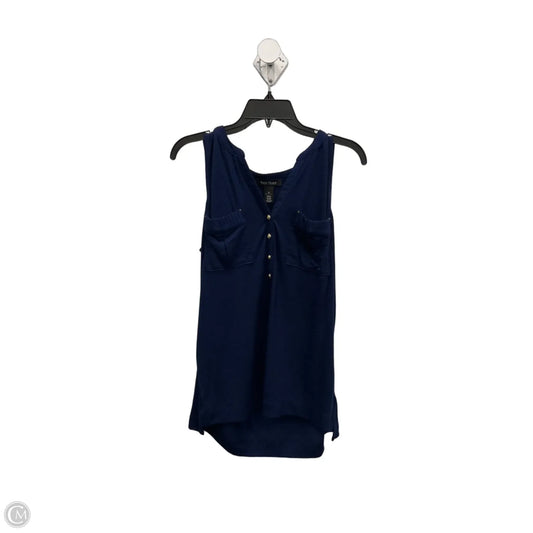 Top Sleeveless By White House Black Market In Navy, Size: M