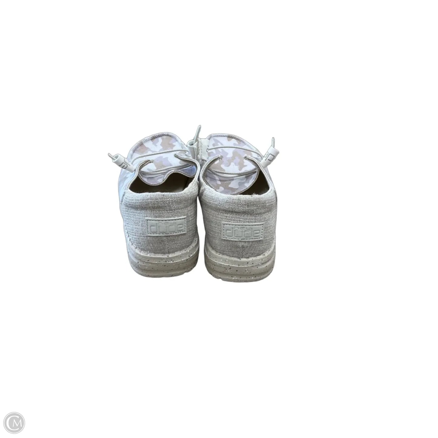 Shoes Flats By Hey Dude In Camouflage Print, Size: 7