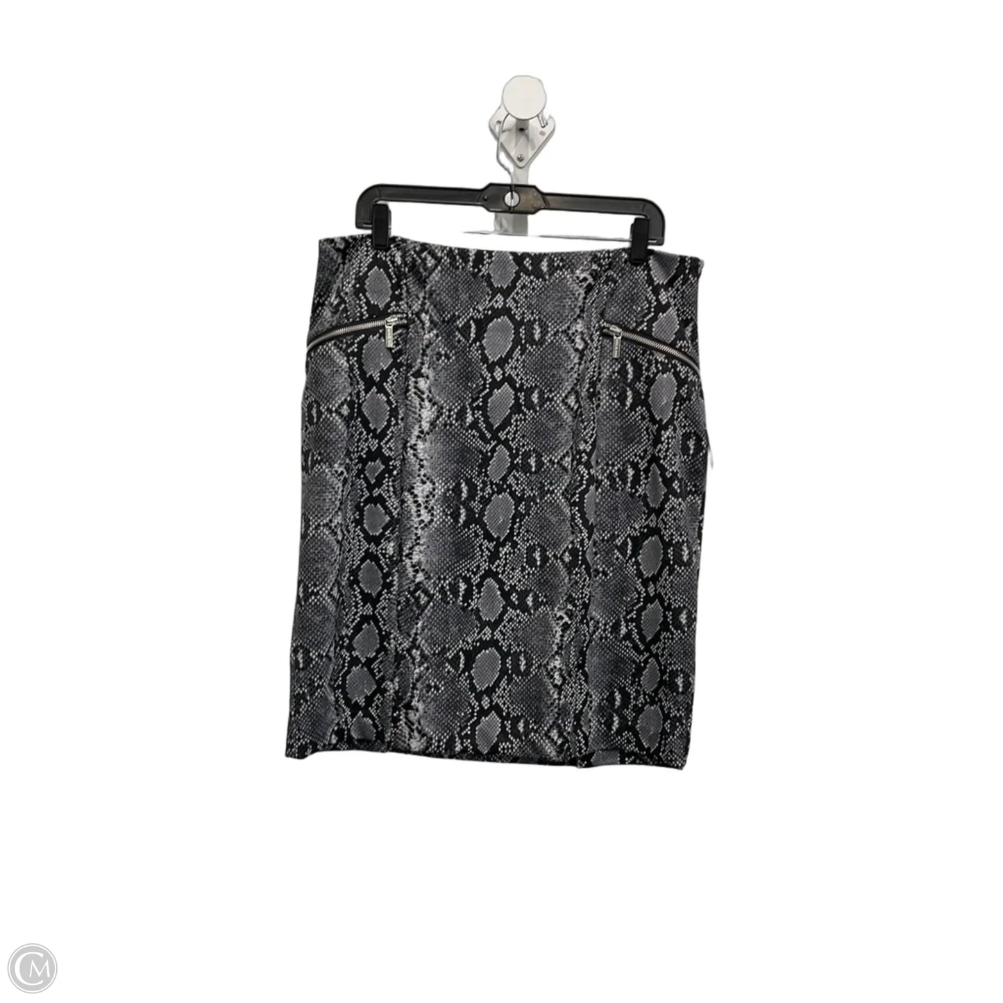 Skirt Designer By Michael Kors In Snakeskin Print, Size: 16