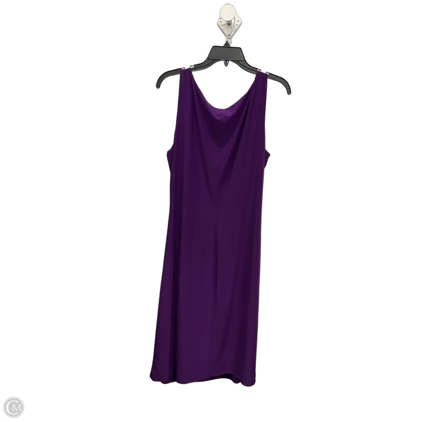 Dress Casual Midi By Lauren By Ralph Lauren In Purple, Size: Xl